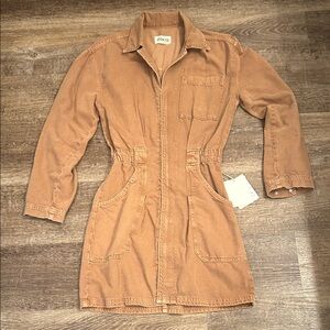 Etica Women's Utility Jacket in Brown